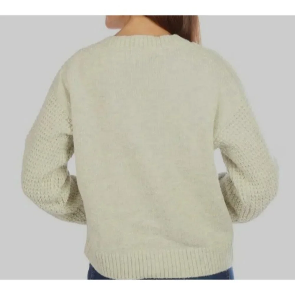 Steve Madden Knit button Cardigan MEDIUM (899) - Picture 6 of 10
